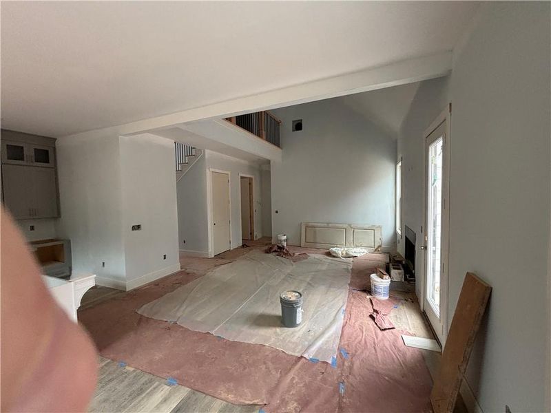 In-progress construction of a new home in , Douglasville, GA (Image 4).