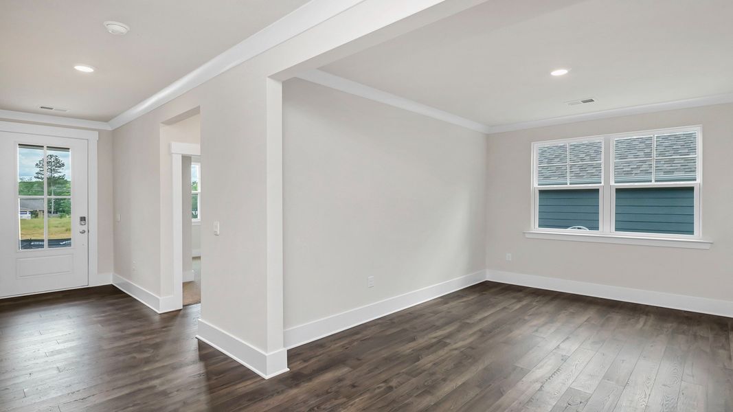 Spacious, unfurnished interior of a new home in Livingston Woods, Irmo (Image 12). Spacious, unfurnished interior of a new home in Livingston Woods, Irmo (Image 12).