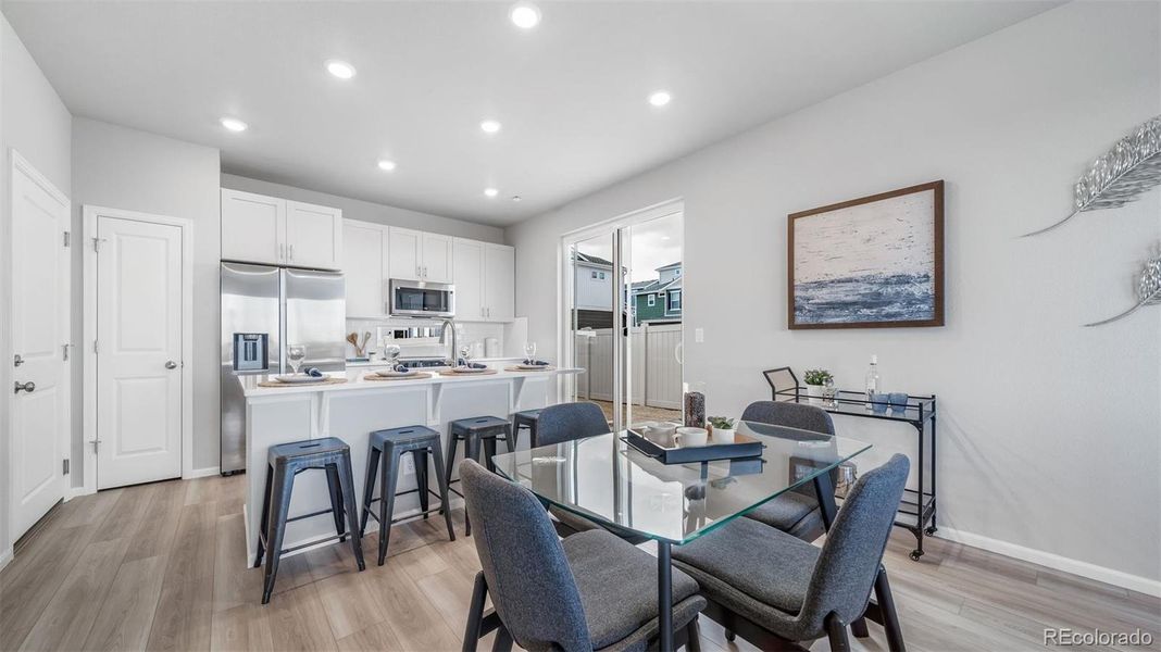 Furnished interior view inside a new home in , Aurora (Image 17).
