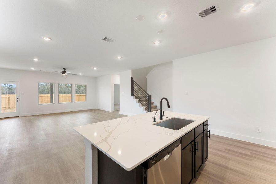 Furnished interior view inside a new home in Chapel Lakes, Montgomery (Image 11).