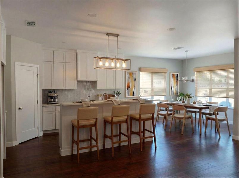 Furnished interior view inside a new home in , Fort Worth (Image 27).