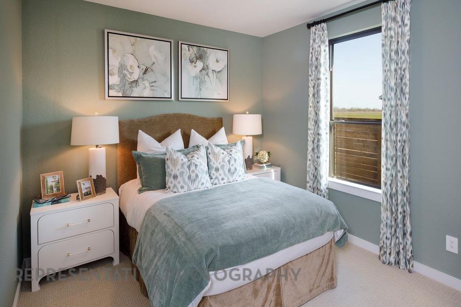 Furnished interior view inside a new home in Easton Park, Austin (Image 10).
