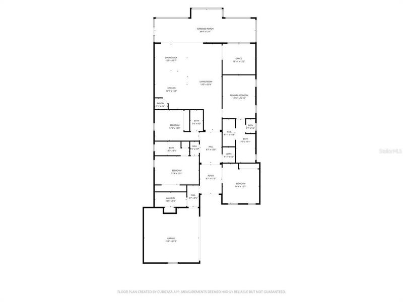 2D floor plan layout of this home in , Palm Coast, FL (Image 5).