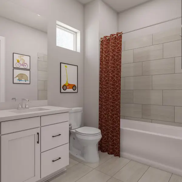 Furnished interior view inside a new home in Trillium, Richmond (Image 19).