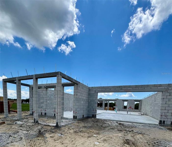 In-progress construction of a new home in Trailside, Mount Dora, FL (Image 43). In-progress construction of a new home in Trailside, Mount Dora, FL (Image 43).