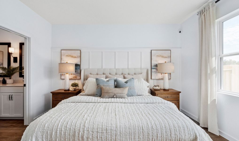 Primary suite with private bath