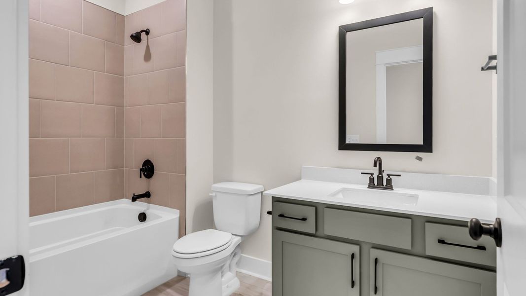 Furnished interior view inside a new home in Brush Creek, Fairview (Image 34). Furnished interior view inside a new home in Brush Creek, Fairview (Image 34).