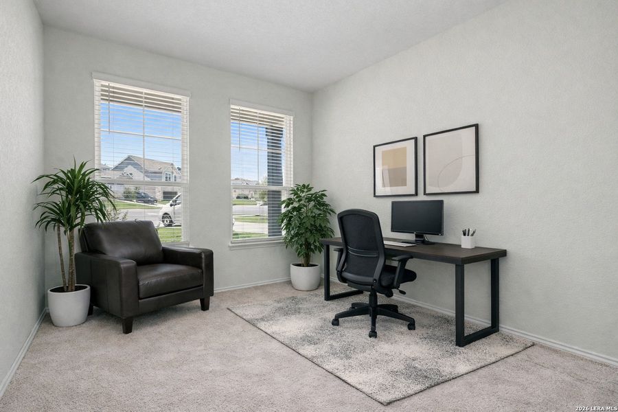 Furnished interior view inside a new home in Lily Springs, Seguin (Image 11).