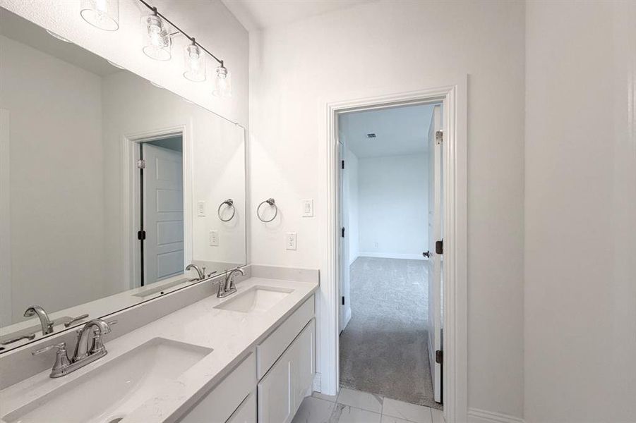 Furnished interior view inside a new home in Sweetgrass, Haslet (Image 7).