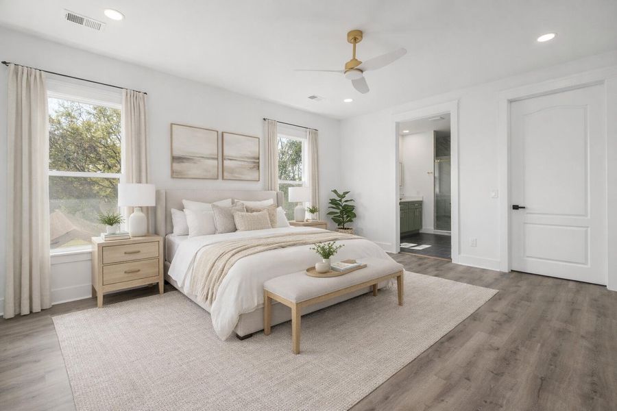 Furnished interior view inside a new home in , North Charleston (Image 11).