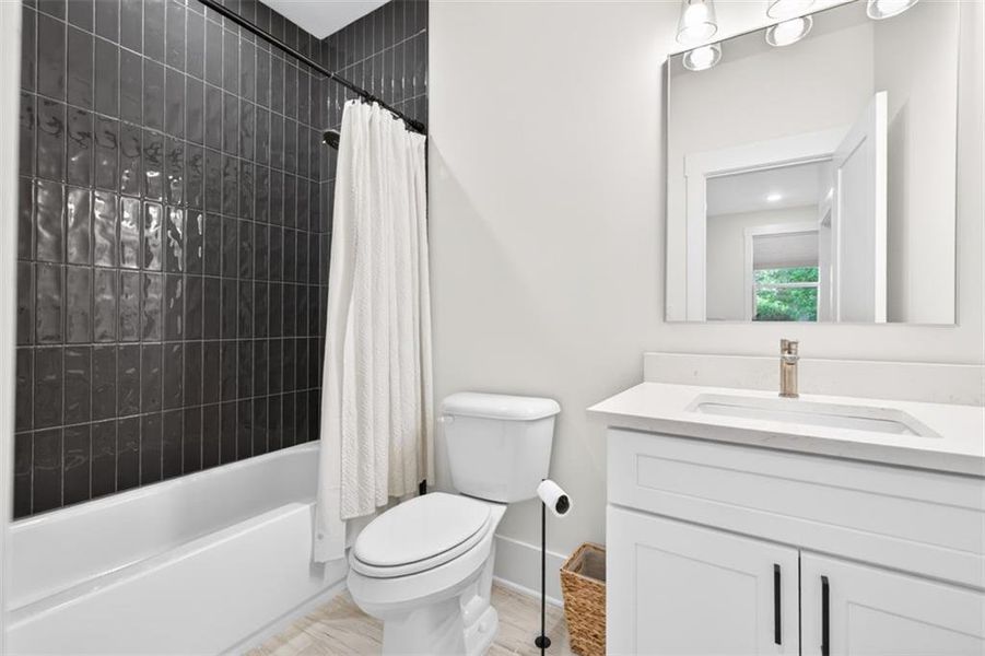 Furnished interior view inside a new home in Town Farms, Peachtree Corners (Image 73).