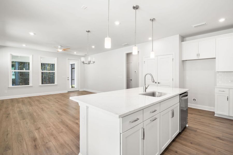 Furnished interior view inside a new home in Sun City Hilton Head, Bluffton (Image 12).