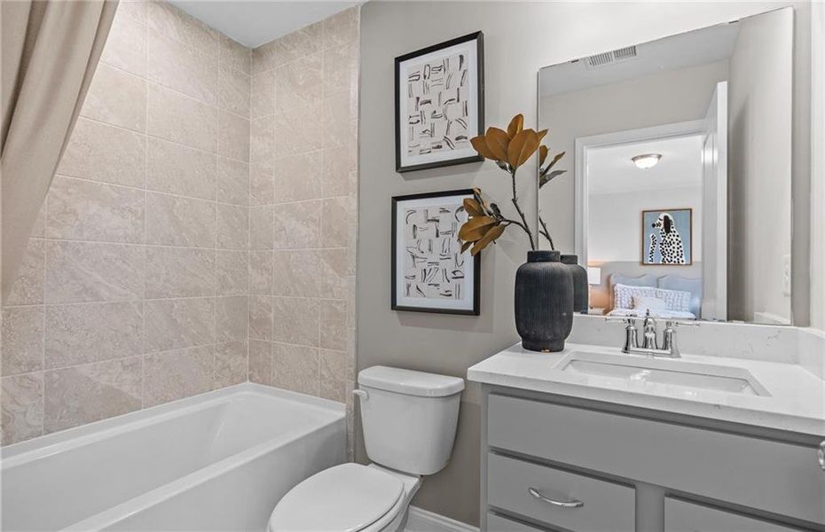 Furnished interior view inside a new home in Linden Grove, Powder Springs (Image 21).