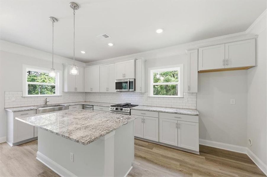 Furnished interior view inside a new home in Tuscany Hills, Douglasville (Image 11).