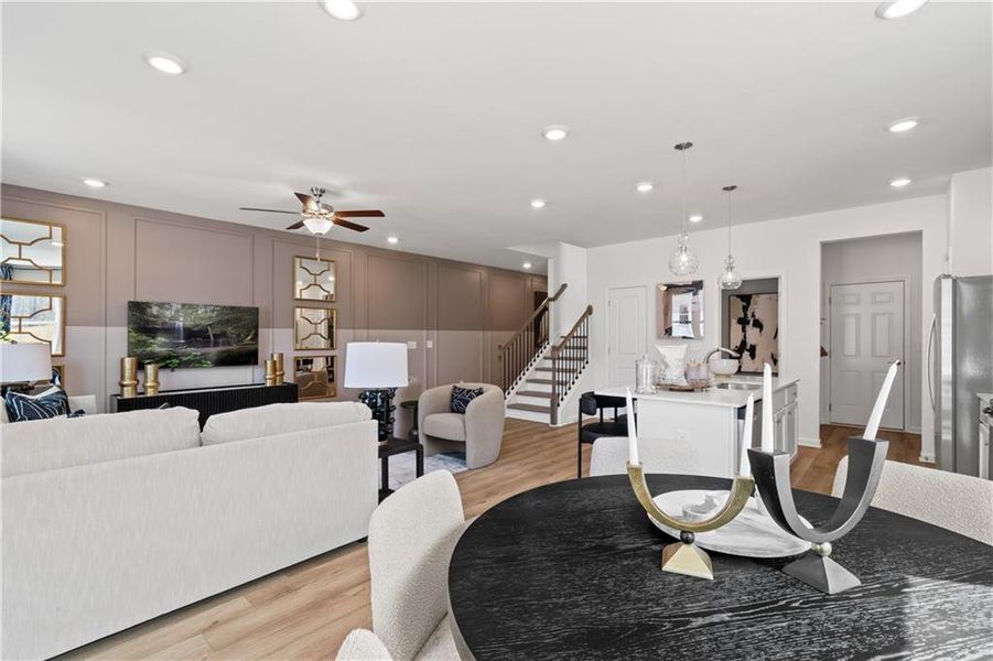 Furnished interior view inside a new home in Bowers Farm, McDonough (Image 13).