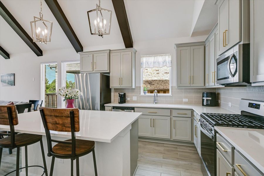 Open kitchen space