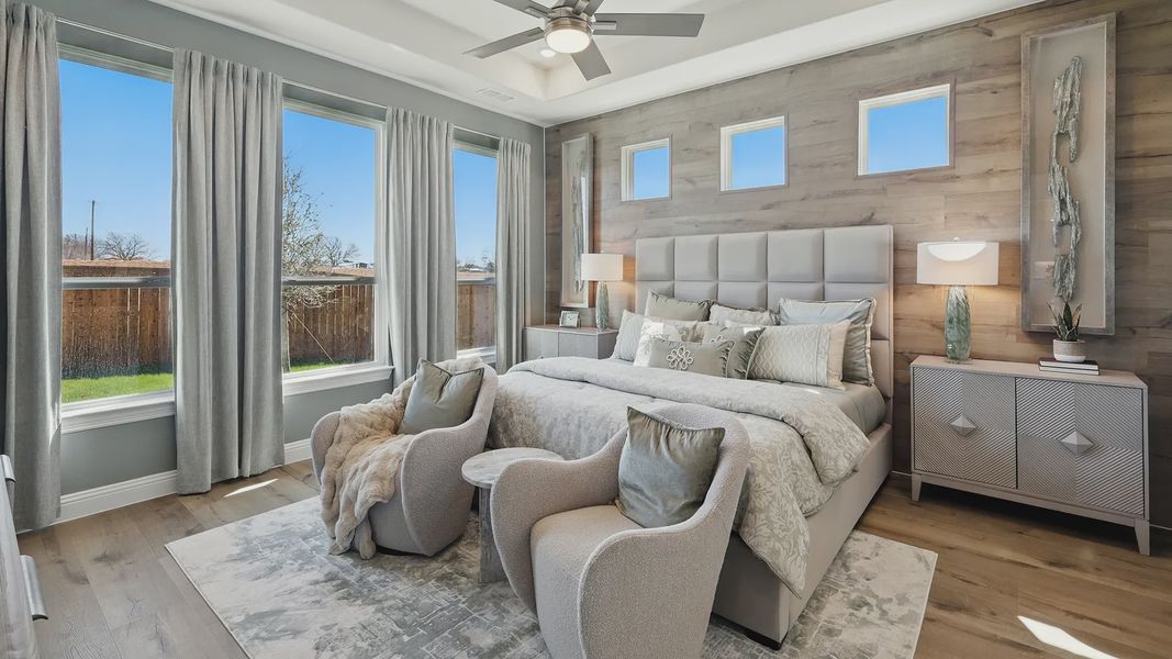 Furnished interior view inside a new home in Rio Vista at Kelly Ranch, Aledo (Image 11).