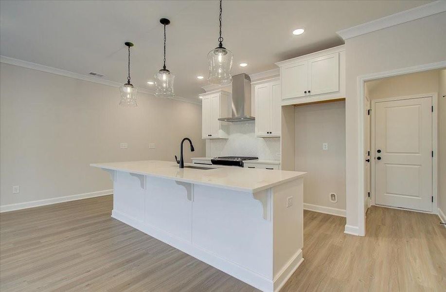 Furnished interior view inside a new home in Wildwood Place, Powder Springs (Image 4).