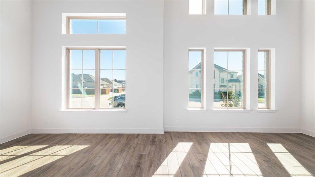 Spacious, unfurnished interior of a new home in The Parks At Wilson Creek 40', Celina (Image 22). Spacious, unfurnished interior of a new home in The Parks At Wilson Creek 40', Celina (Image 22).