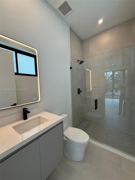 Furnished interior view inside a new home in , Miami (Image 25).