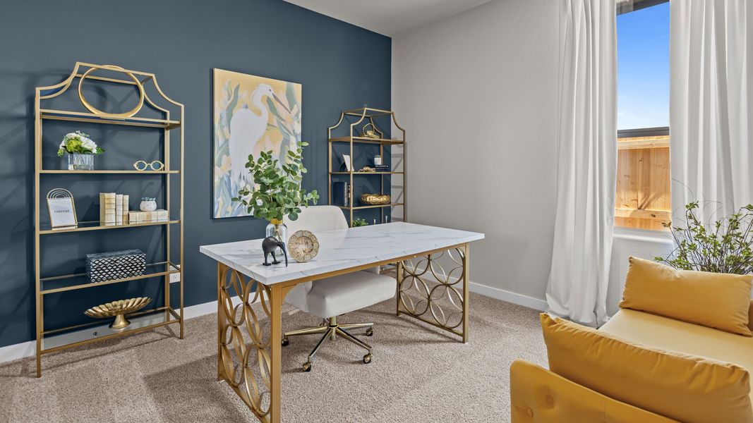 Representative furnished interior of a home built from the Lexington by D.R. Horton in Legacy South, Midland (Image 16). Representative furnished interior of a home built from the Lexington by D.R. Horton in Legacy South, Midland (Image 16).