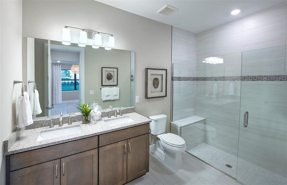 Furnished interior view inside a new home in Talon Preserve on Palmer Ranch, Nokomis (Image 24).