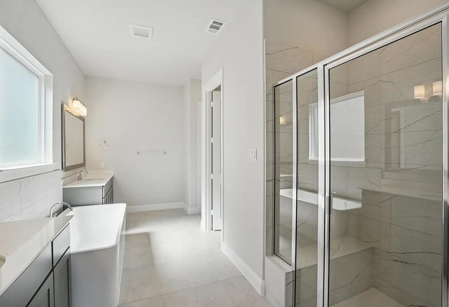 Furnished interior view inside a new home in WILDTREE 60', Montgomery (Image 6).