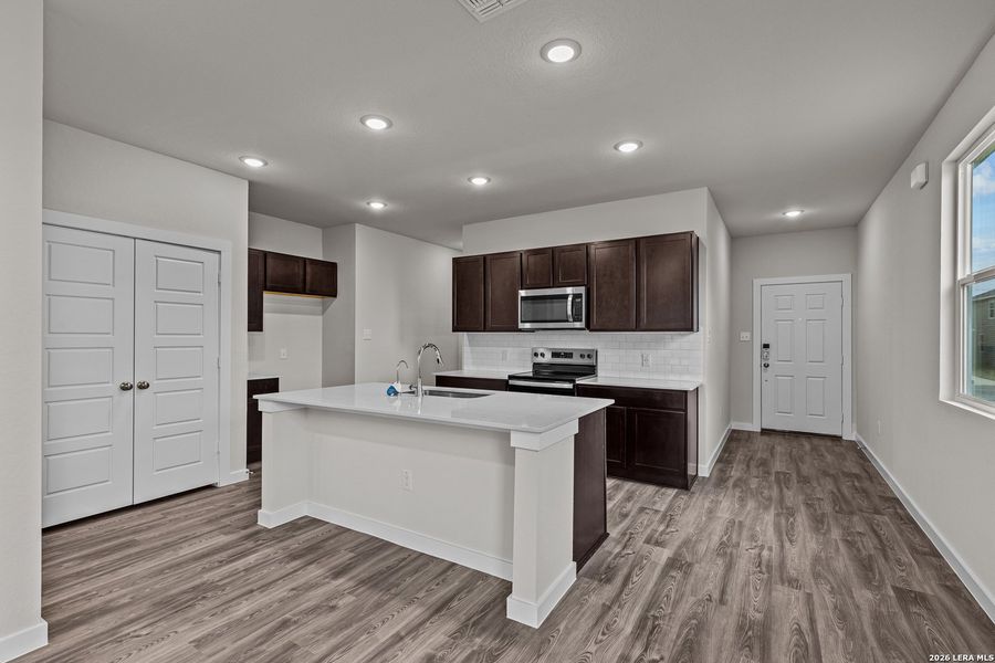 Furnished interior view inside a new home in Park Place, New Braunfels (Image 5).