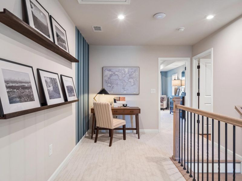 Representative furnished interior of a home built from the Marion A by Davidson Homes LLC in Lake Shore, Winder (Image 23).