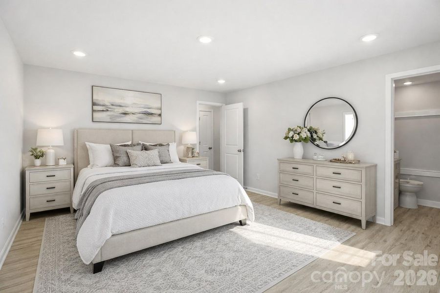 Furnished interior view inside a new home in , Statesville (Image 12).