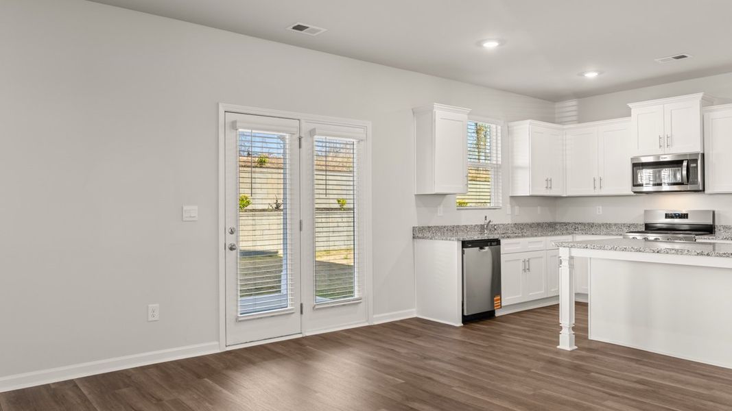 Furnished interior view inside a new home in Highland Hills, Graniteville (Image 9).