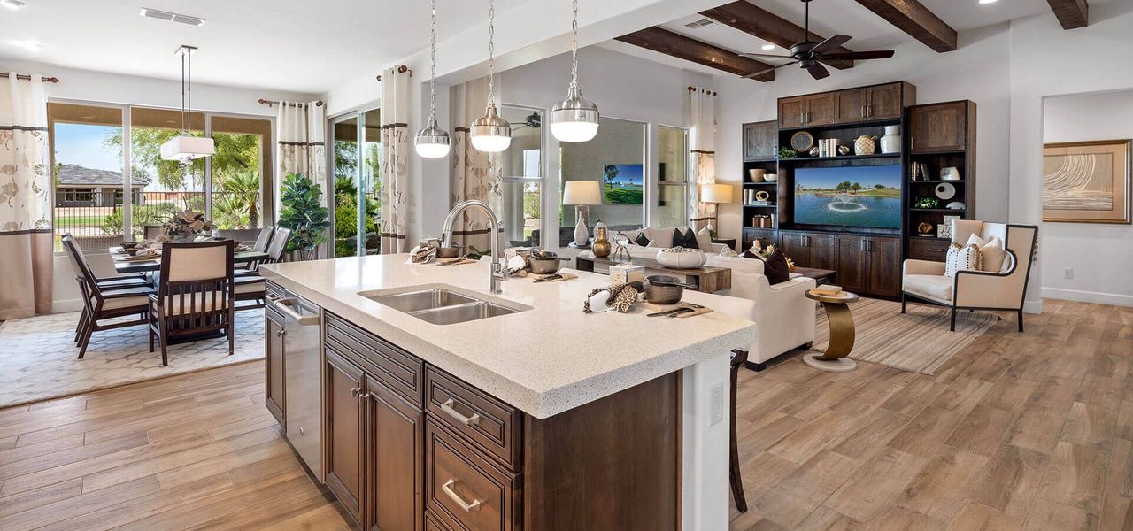 Representative furnished interior of a home built from the Pavona by Robson Resort Communities in Robson Ranch Arizona, Eloy (Image 4).