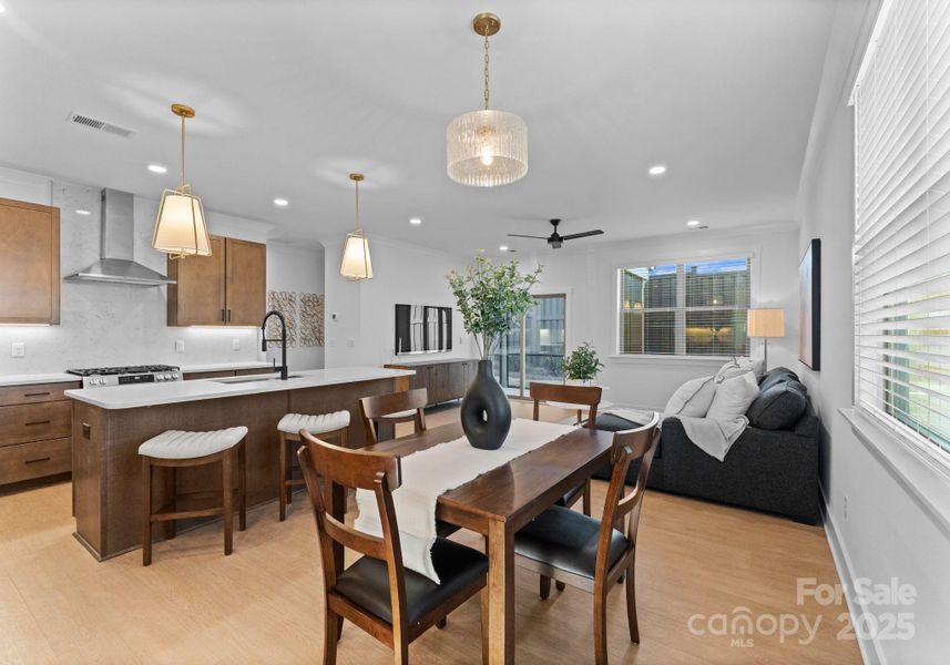 Photo is of model home in community, finishes may vary