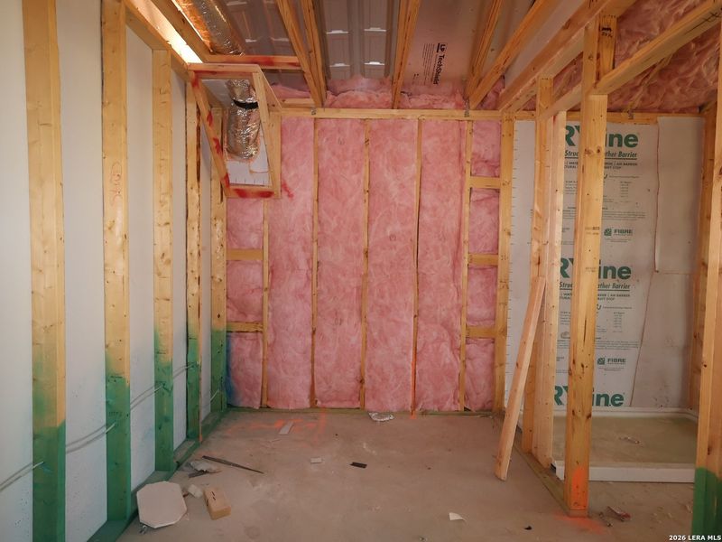 In-progress construction of a new home in Mesquite Ridge, San Antonio, TX (Image 30).