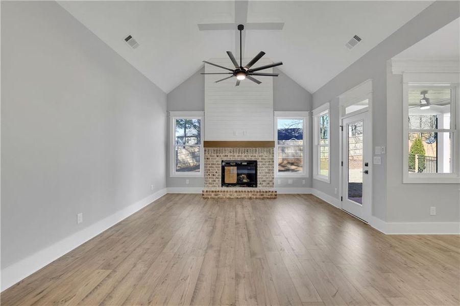 Spacious, unfurnished interior of a new home in , Canton (Image 23).