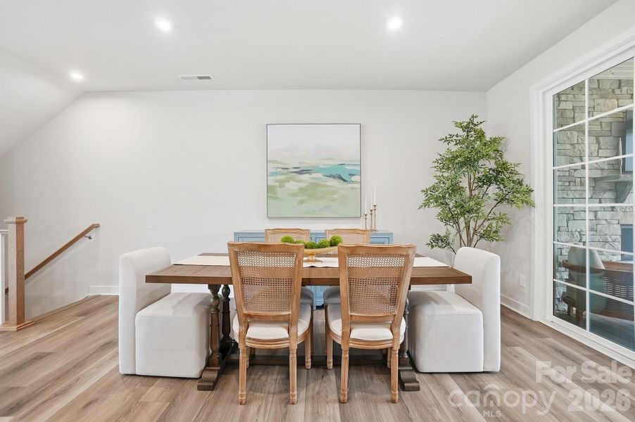 Furnished interior view inside a new home in Bailey Mills, Matthews (Image 26).