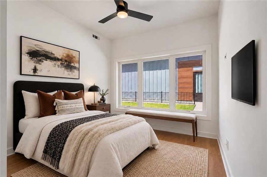 Furnished interior view inside a new home in , Union City (Image 15). Furnished interior view inside a new home in , Union City (Image 15).