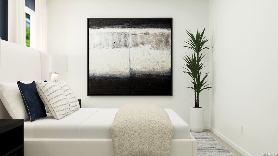 Furnished interior view inside a new home in , San Antonio (Image 17).