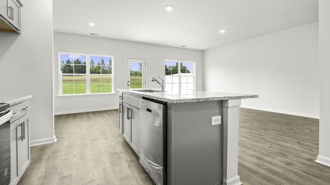Furnished interior view inside a new home in Brightwood Farm, Whitsett (Image 4).