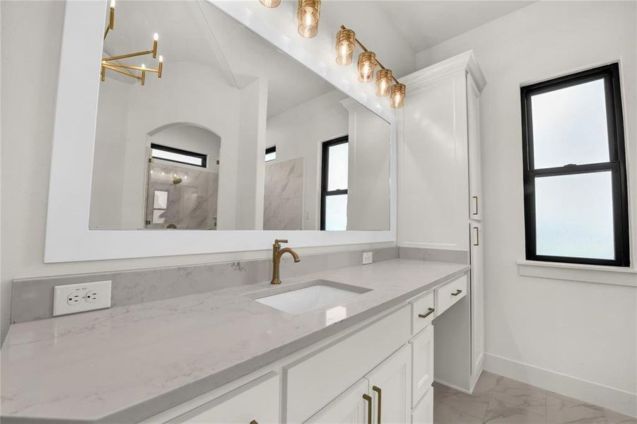 Furnished interior view inside a new home in , Aledo (Image 8).