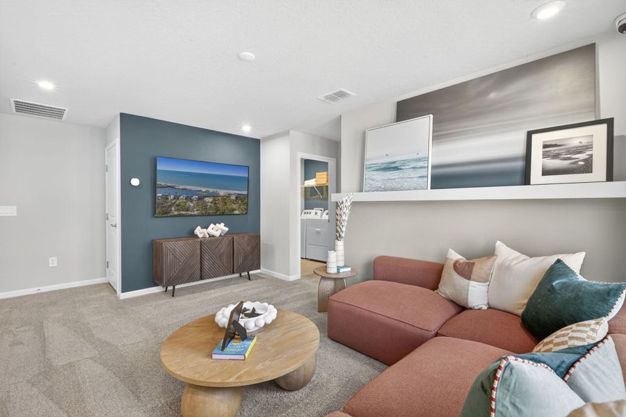 Representative furnished interior of a home built from the Seastone by Mattamy Homes in Crosswind Ranch, Parrish (Image 12).