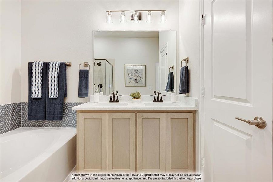 Furnished interior view inside a new home in Sutton Fields, Celina (Image 16).