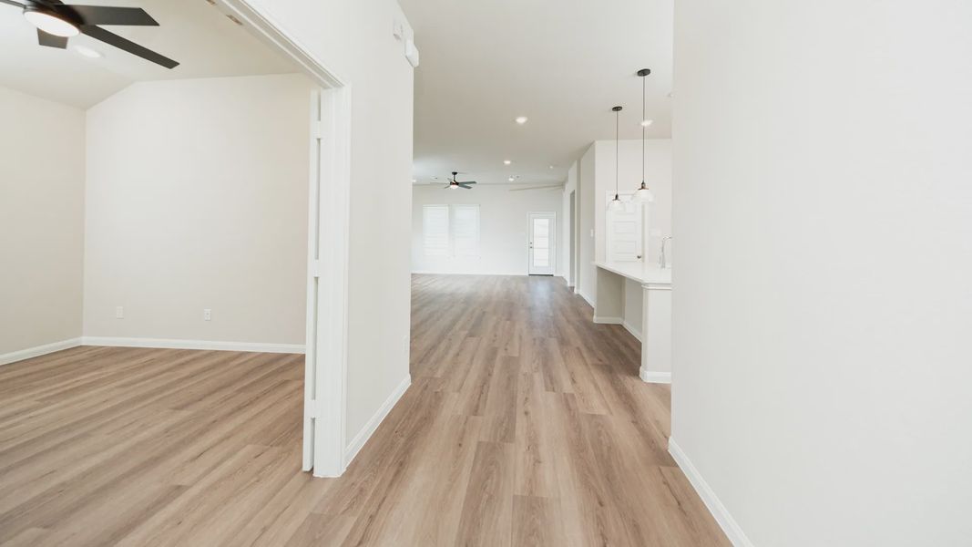 Hallway to Flex Room and Family Room