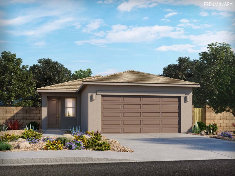 Representative exterior photo of a completed home built from the Festival by Meritage Homes in Valencia Crossing, Tucson, AZ (Image 14). Representative exterior photo of a completed home built from the Festival by Meritage Homes in Valencia Crossing, Tucson, AZ (Image 14).