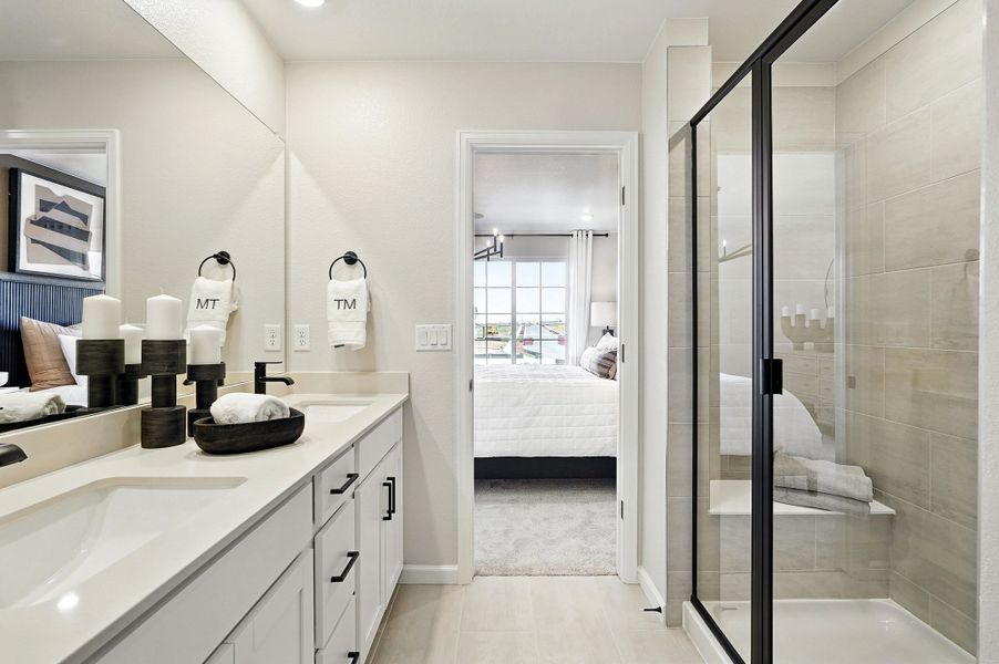 Furnished interior view inside a new home in Parterre, Thornton (Image 12).