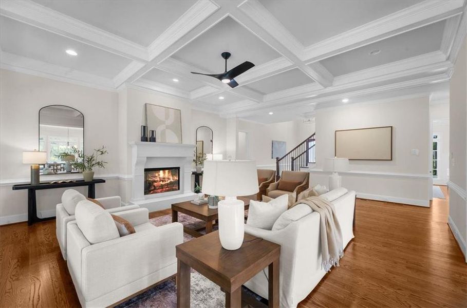 Furnished interior view inside a new home in , Canton (Image 5).