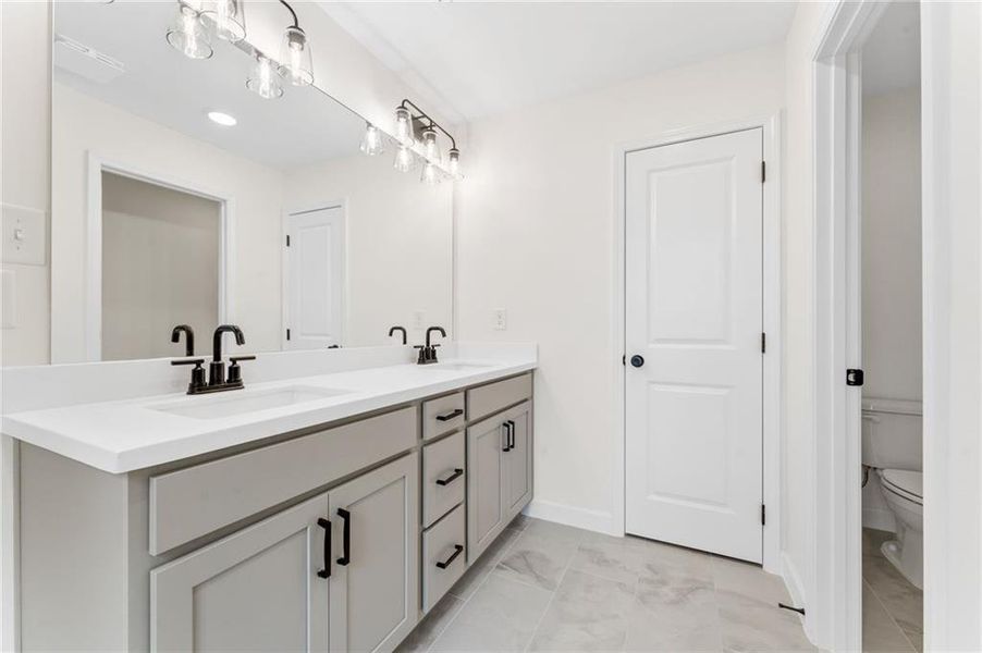 Furnished interior view inside a new home in River Walk Place, Lawrenceville (Image 9).