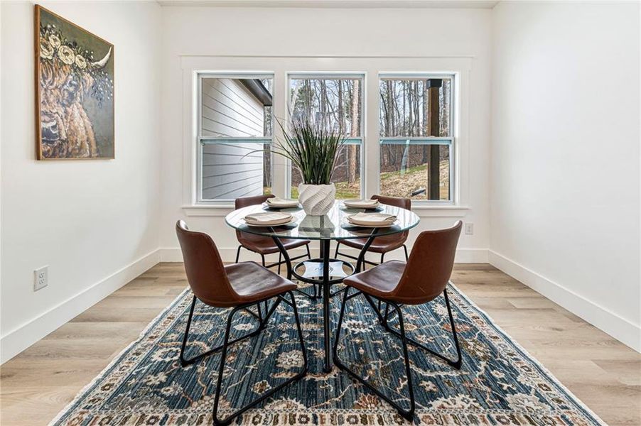 Furnished interior view inside a new home in , Cartersville (Image 11).