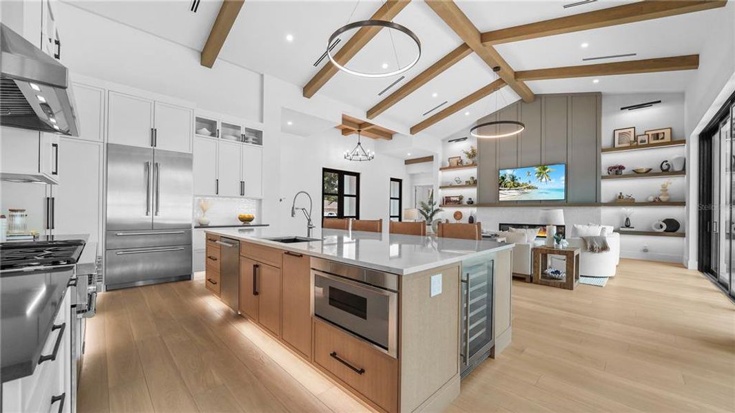 Furnished interior view inside a new home in , Sarasota (Image 8).