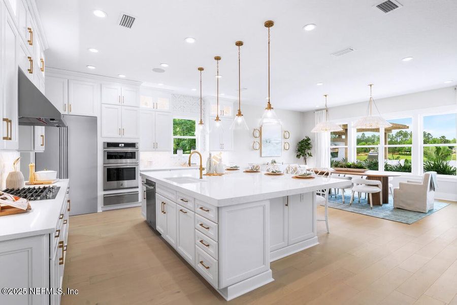 Furnished interior view inside a new home in , St. Johns (Image 12).